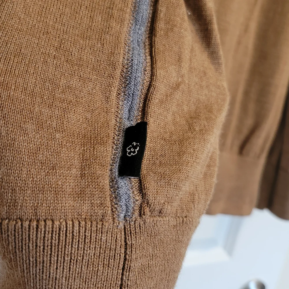 Ted Baker 100% Wool Quarter Zip Sweater - Picture 8 of 8